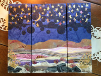 A Starry Night Triptych
